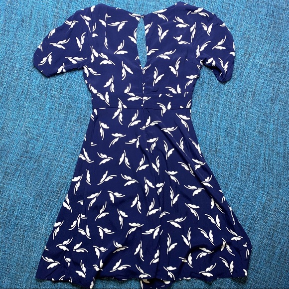 Anthropologie Maeve Fern Ruched Butterfly Dress - Picture 6 of 8